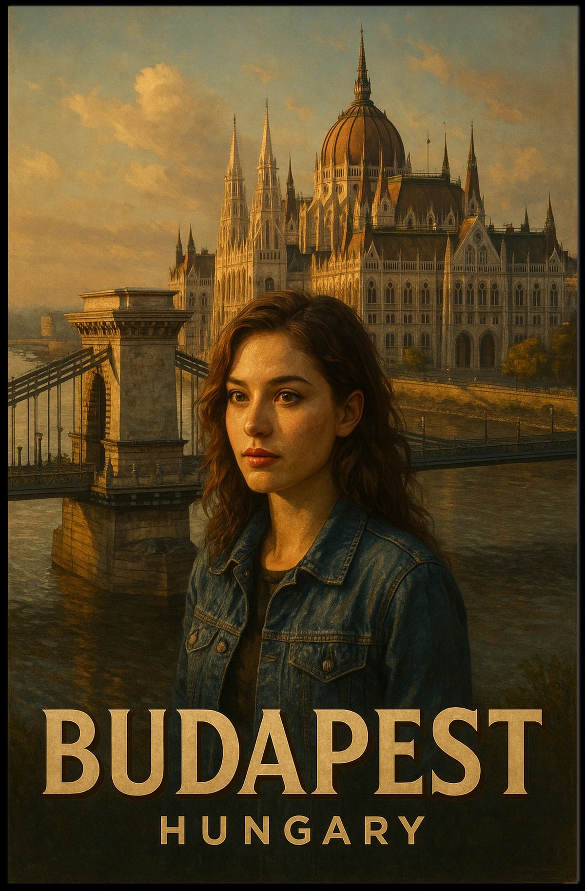 Budapest A Timeless Portrait Poster