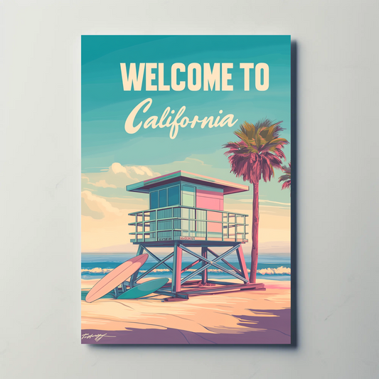 Welcome to California Poster