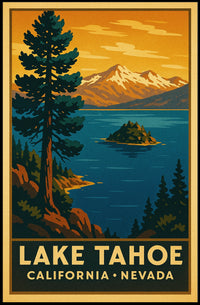 Lake Tahoe Scenic Poster