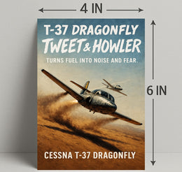 Cessna T-37 Dragonfly Poster PosterGoat