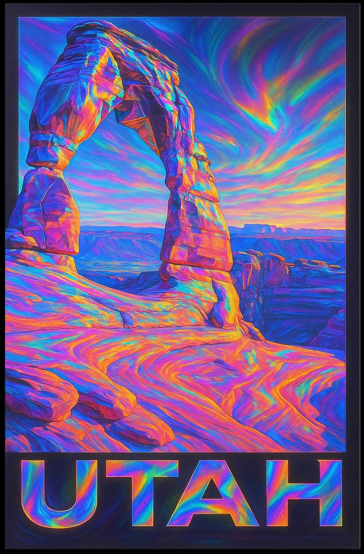 Vibrant Utah Landscape Poster