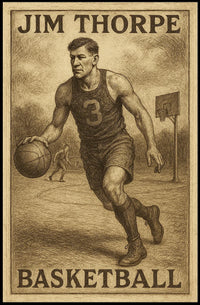 Vintage Adventure Landscape Art Poster