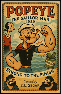 Popeye the Sailor Man 1929 Poster