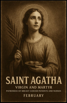 Saint Agatha Virgin And Martyr Poster