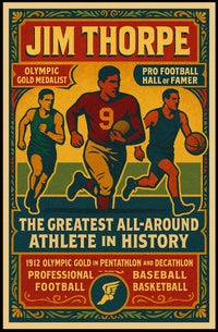 Celebrating an Athletic Legend Poster