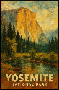Yosemite National Park Poster