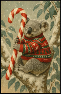 Koala Christmas Poster