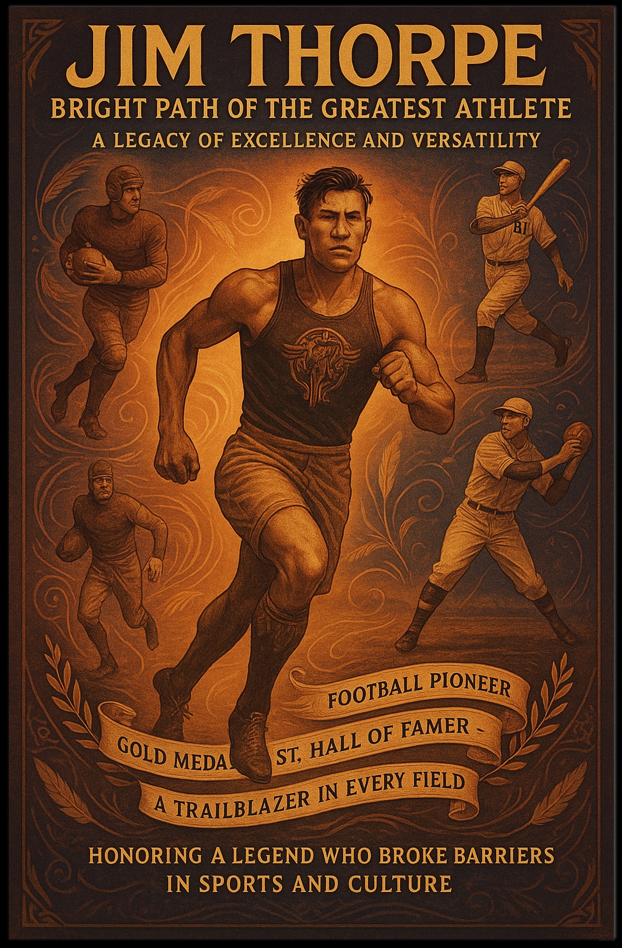 Jim Thorpe: A Legacy of Excellence Poster