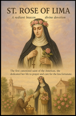 St. Rose of Lima A Radiant Beacon Poster