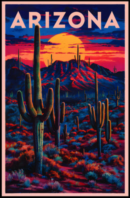 Arizona Sunset Landscape Poster