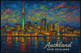 Auckland Skyline Poster