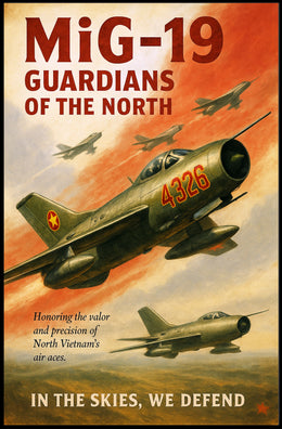 Guardians of the North MiG-19 Tribute Poster