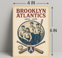 Brooklyn Atlantics Baseball Team Poster PosterGoat
