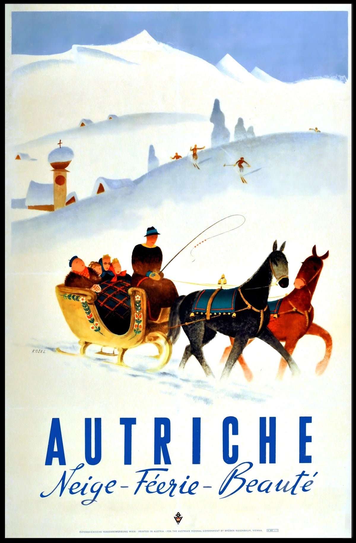 Winter Wonderland In Austria Poster
