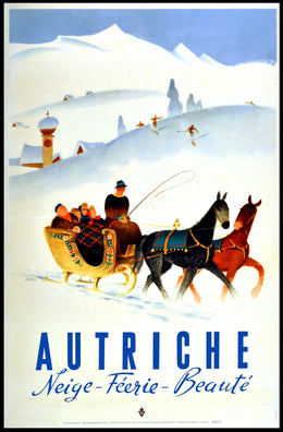 Winter Wonderland In Austria Poster