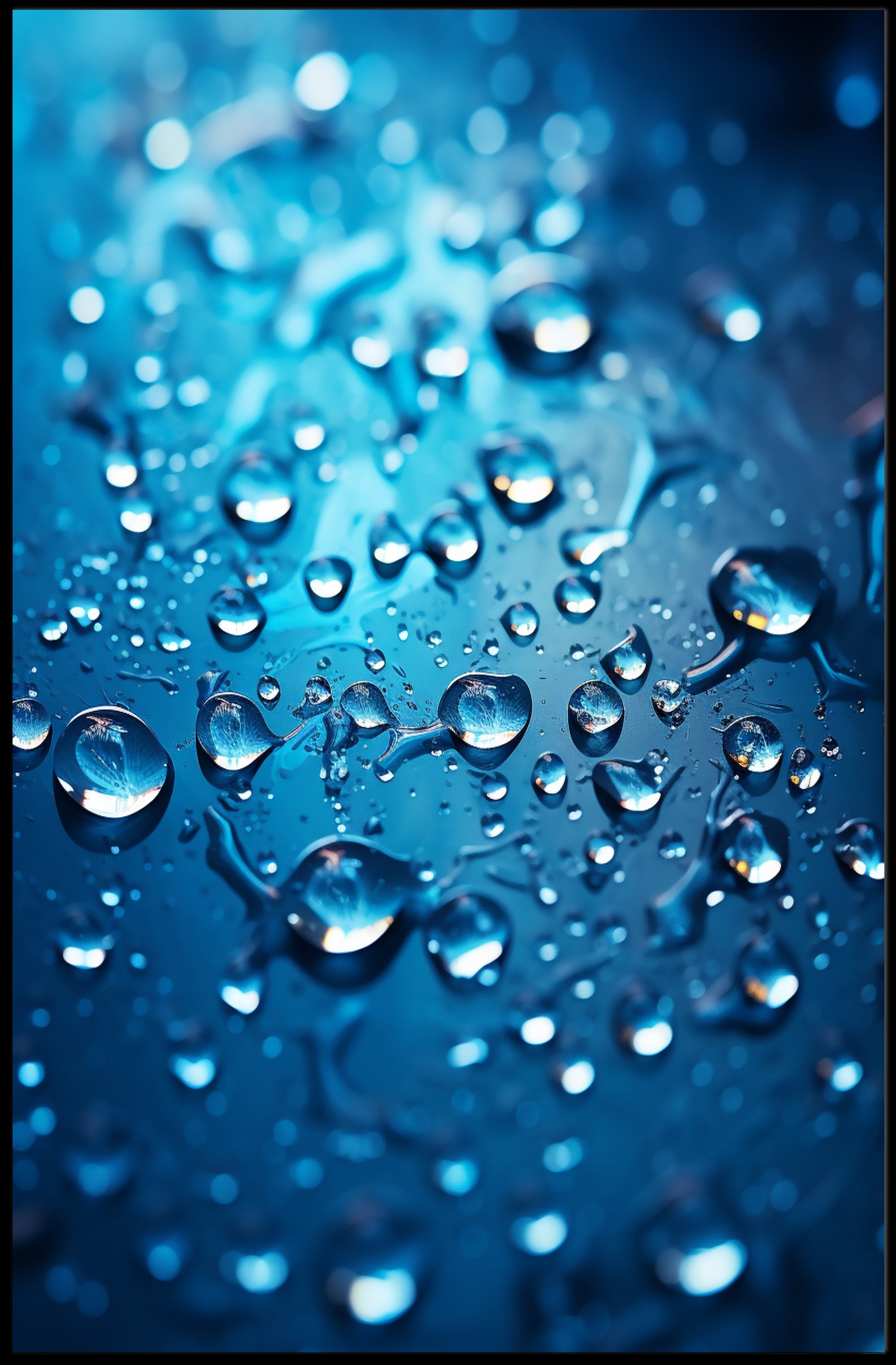 Serenity In Droplets Poster