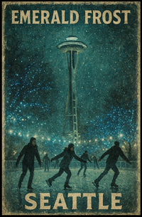 Emerald Frost In Seattle Poster