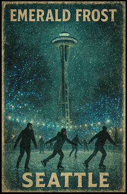 Emerald Frost In Seattle Poster