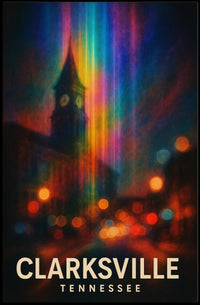 Clarksville Tennessee Travel Photography Realism Poster