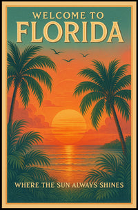 Welcome to Florida Poster