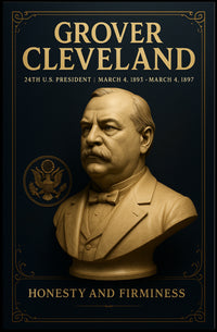 Grover Cleveland Vintage Presidential Historical or Presidential Poster PosterGoat