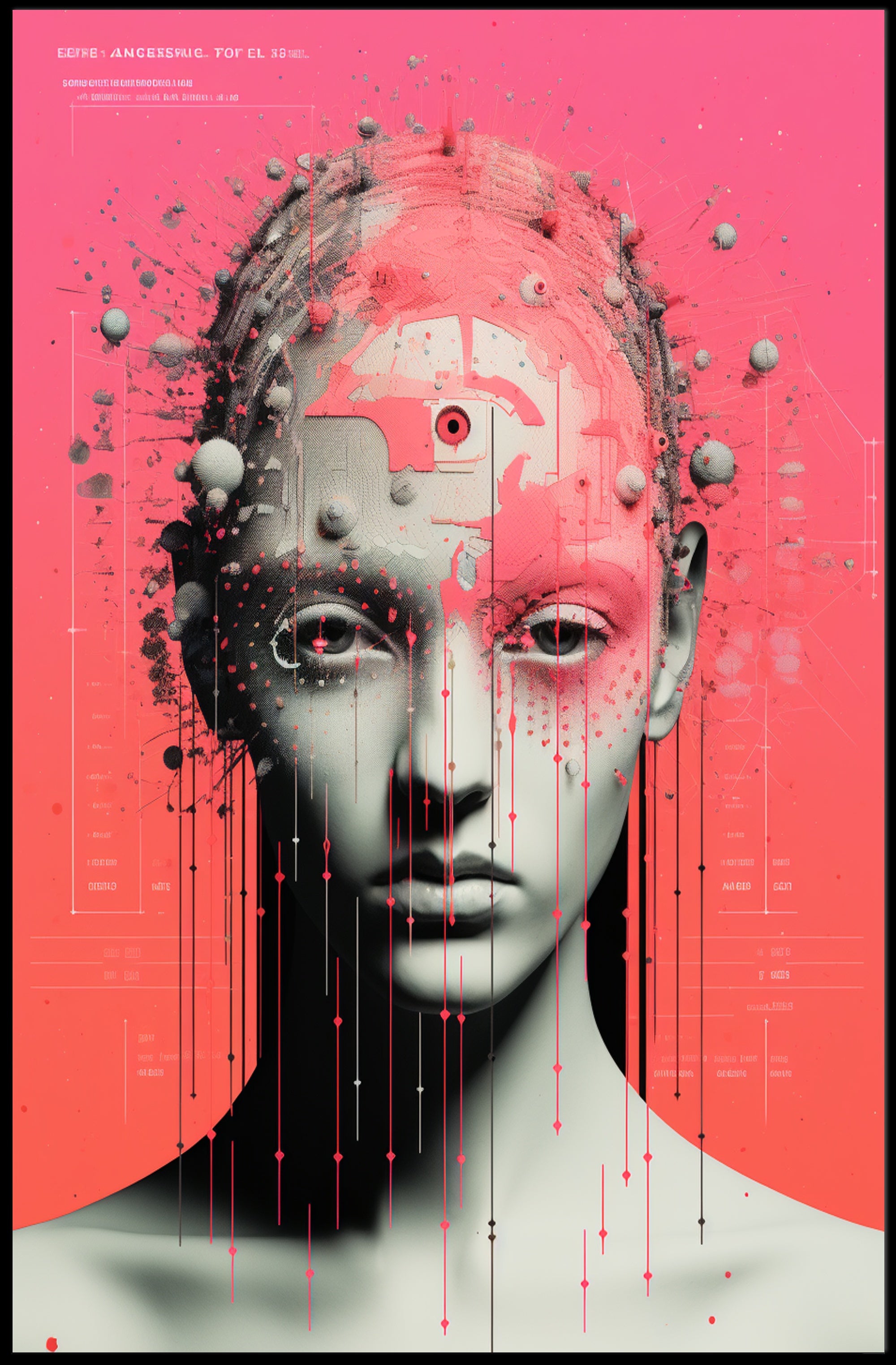 Futuristic Mindscape Poster