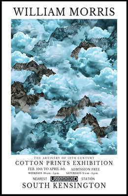 William Morris Cotton Prints Exhibition Poster