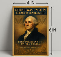George Washington 1st President Poster PosterGoat
