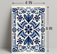Ornate Floral Design Poster