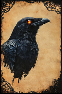 The Enigmatic Raven Poster