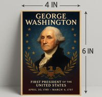 George Washington 1st President Poster PosterGoat