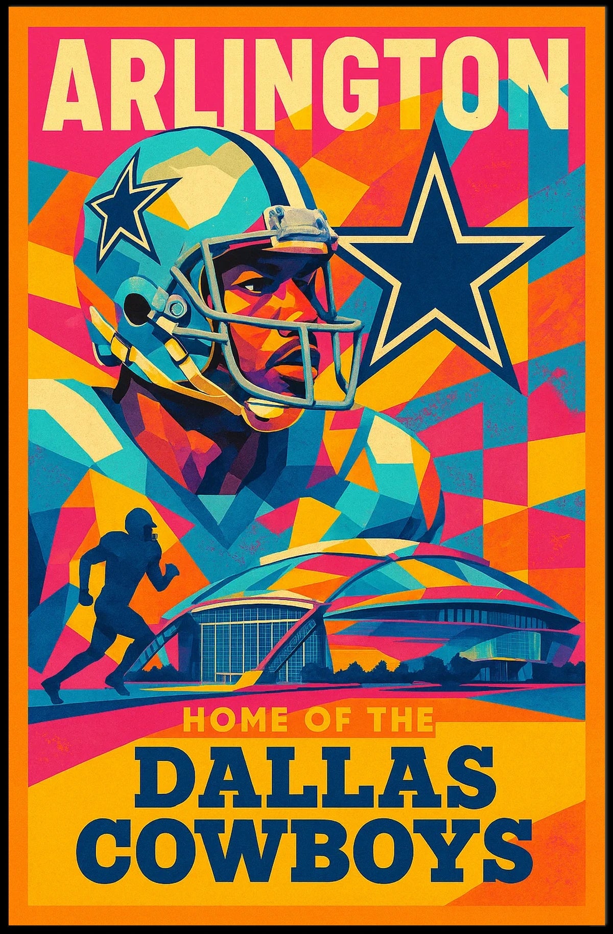 Arlington Home of the Dallas Cowboys Poster