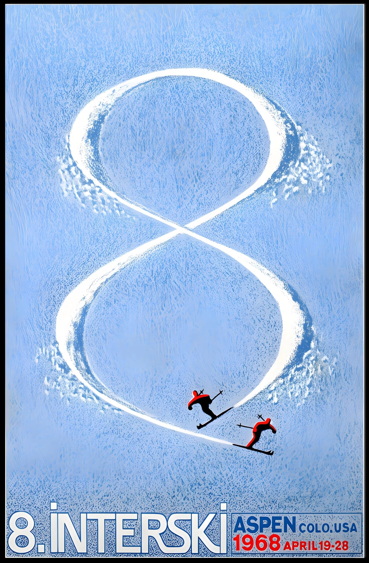 8Th Interski Event Aspen 1968 Poster