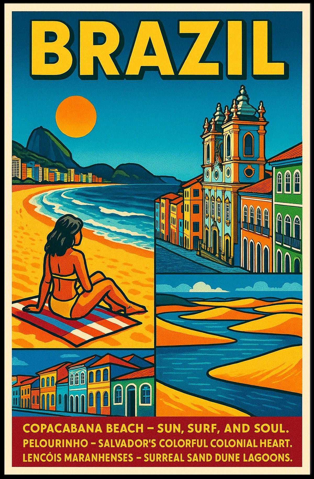 Discover Brazil Poster