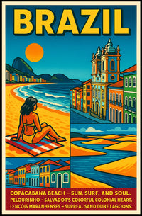 Discover Brazil Poster