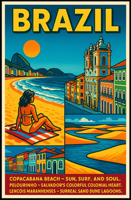 Discover Brazil Poster