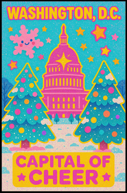 Washington, D.C. Capital of Cheer Poster