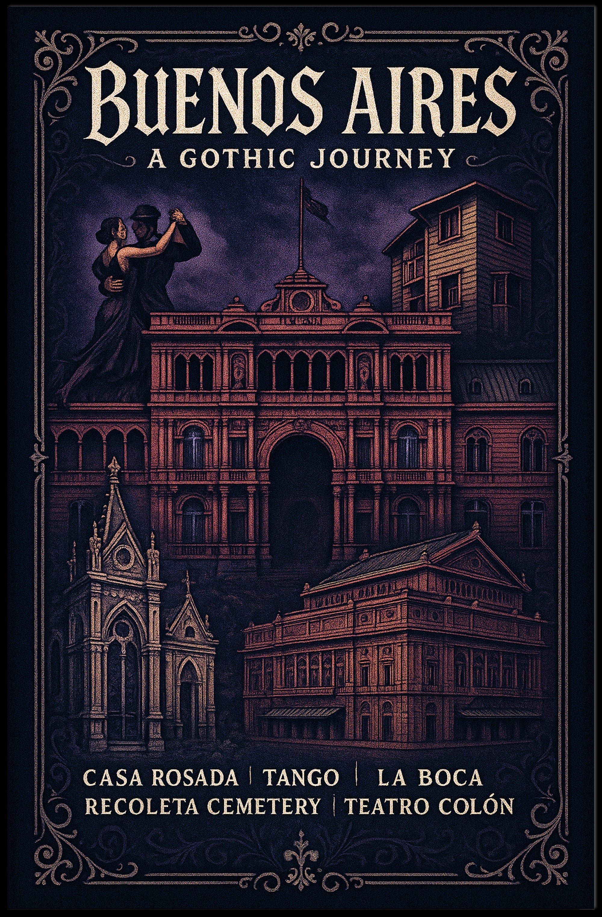 Buenos Aires A Gothic Journey Poster