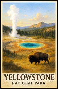 Yellowstone National Park Poster PosterGoat