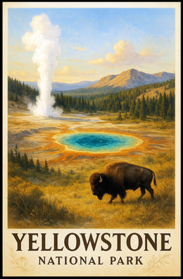 Yellowstone National Park Poster PosterGoat