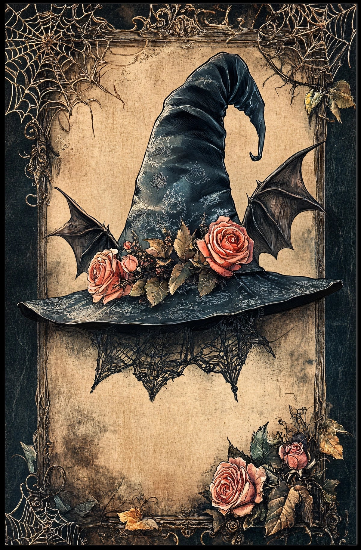 Witch's Hat Nature Magic Artwork, Abstract, Artistic, or Pop Culture Poster