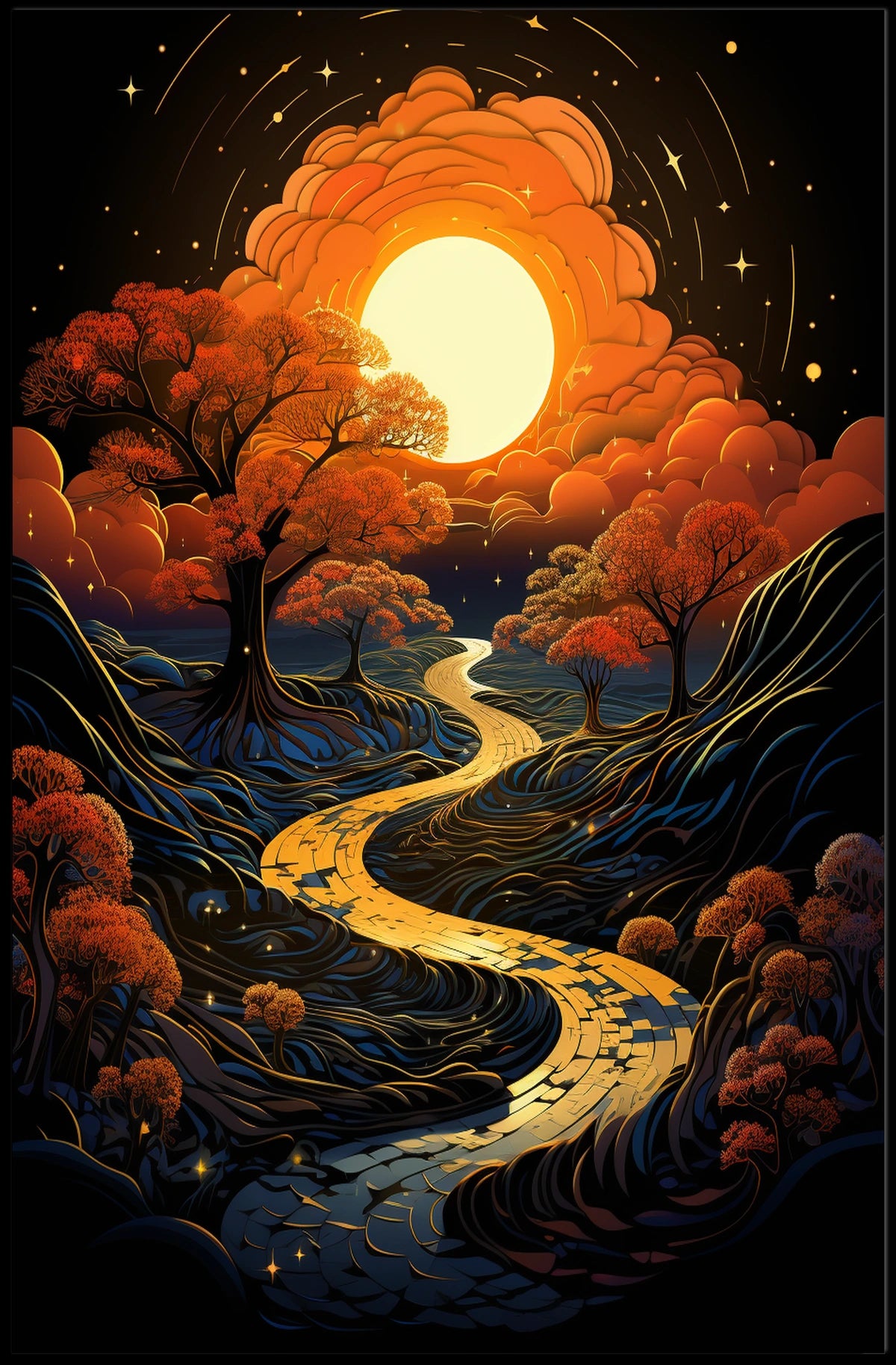 Enchanted Twilight Path
