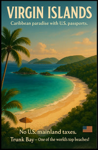 Discover The Virgin Islands Poster