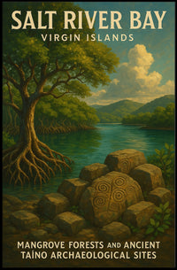 Salt River Bay Virgin Islands Poster