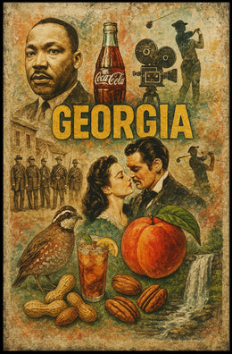 Georgia Heritage Montage Poster