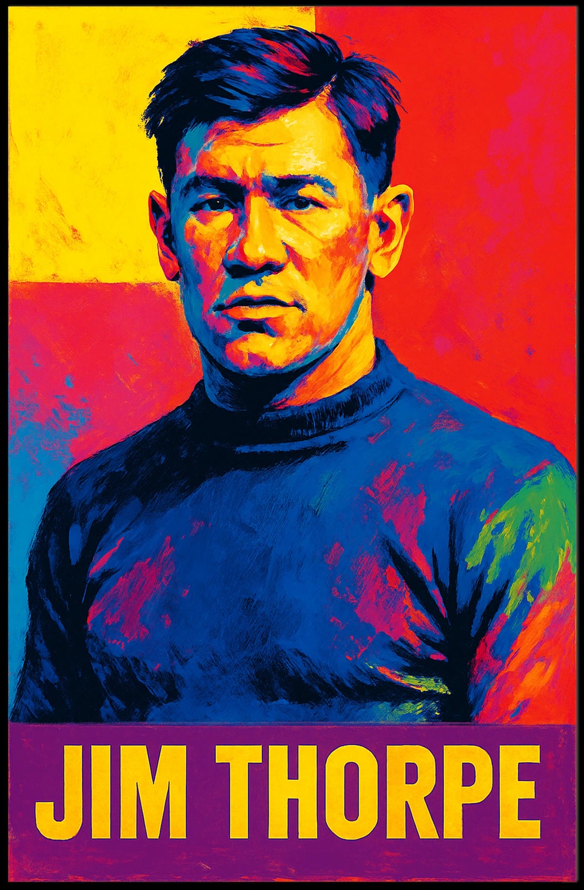 Jim Thorpe Tribute Poster