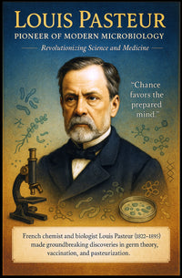 Louis Pasteur Pioneer of Modern Microbiology Poster PosterGoat
