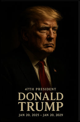 Donald Trump Contemplative Portrait Classical Poster