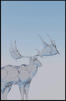 Crystal Elk Poster