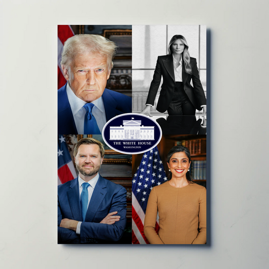 2025 White House Leadership Administration Portraits President Trump